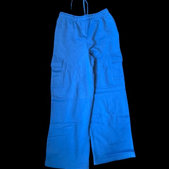 New Lands’ End High-Rise Cargo Lounge Pants – Size Small (6–8) - Picture 2 of 3